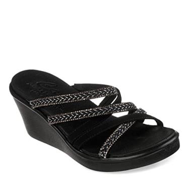 Imagem de Skechers Sandália feminina Cali, Rumble On - Night Out, Preto, 6
