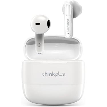 Imagem de Fone de Ouvido Bluetooth Sem Fio LEN0V0 XT98 | Bluetooth 5.3 | Esportivo | True Wireless Stereo com Cancelamento de Ruído | Controle Touch | Baixa Latência em Jogos | Microfone embutido (Branco)