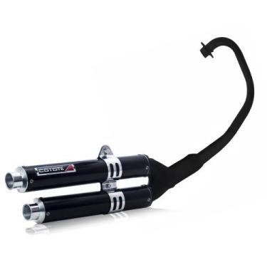 Imagem de Escape / Ponteira Coyote Competition Duplo em Alumínio - Fazer 250 ano