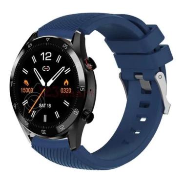 Imagem de Pulseira De Silicone Para Hitwear Psw02pm - Azul Marinho - T - Shirck
