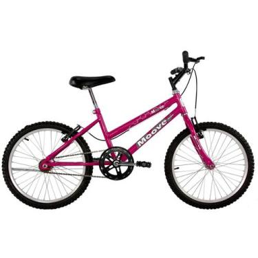 Imagem de BicIicleta Aro 20 Feminina Menina Infantil Rosa Pink - Dalannio Bike