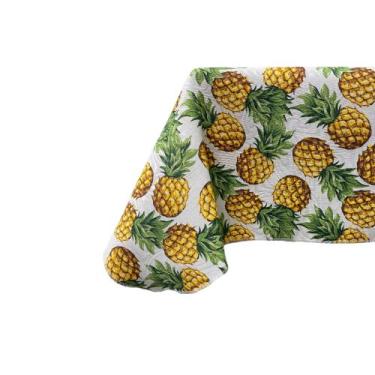 Imagem de Toalha De Mesa Retangular Estampada Abacaxi - MILLENIADECOR, ABACAXI A