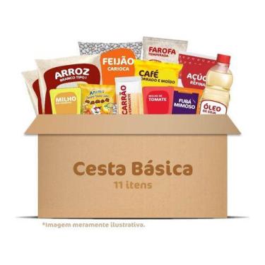 Imagem de Cesta Básica11 Itens Essenciais De Qualidade Doação Social - higipack