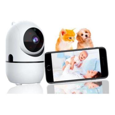 Imagem de Babá Eletrônica Câmera Sem Fio Wifi Visão Noturna Microfone - Inova