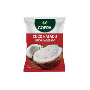 Imagem de Coco Ralado Fino Úmido Adoçado  100gr - Copra