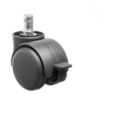 Imagem de Kit 5 Rodizios C/ Freio Trava Para Cadeiras Gamer Pino 11mm - SQUADRON