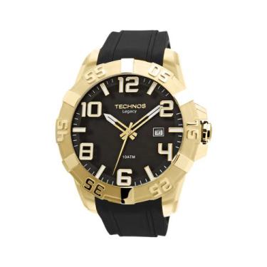 Imagem de Relógio Technos Masculino Legacy Dourado Caixa Grande Original Oferta 