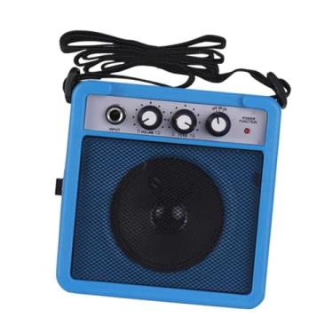 Imagem de Vaveren Mini amplificador de guitarra 5W amplificador profissional alto-falante de guitarra portátil para concerto prática diária palco desempenho, Azul