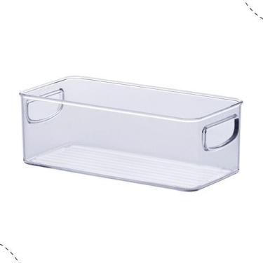 Imagem de Caixa organizadora acrilico diamond  23x 11 x 8 cm - cristal transpare
