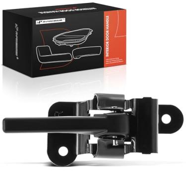Imagem de A-Premium Maçaneta interna do lado do passageiro dianteiro direito compatível com Chevrolet Astro 1985-1992 e GMC Safari 1985-1992, alavanca preta de zinco, substituição # 15681944