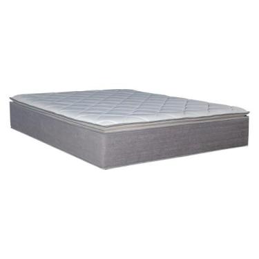 Imagem de Colchão Queen Molas Ensacadas Vision Grafite 158x198x34 - Bom Pastor, 