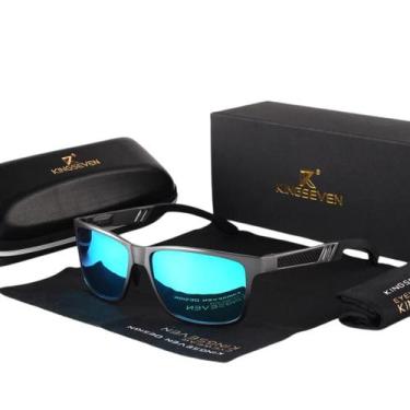 Imagem de Óculos de Sol Kingseven Masculino Esportivo Polarizado e com Proteção 