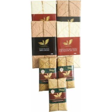 Imagem de Combo com 07 tabletes de chocolate  Cacauway  220 g