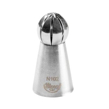 Imagem de Bicos Para Confeitar - Russo Esfera - Aço Inox - Nºn102  - 1 unidade -