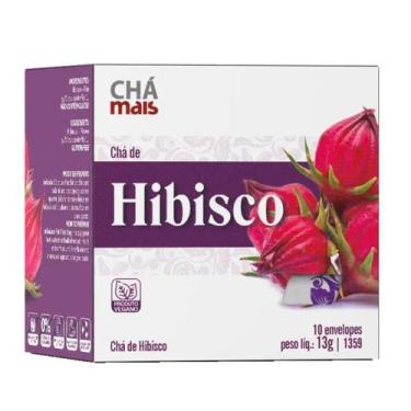 Imagem de Chá de Hibisco Cx10 Sachês de 1g - Chá Mais, Hibisco, Unissex, Brasil,