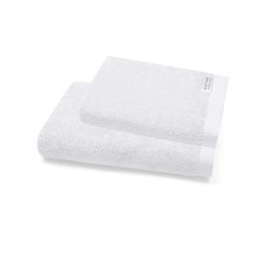 Imagem de ALTIHAUS Jogo de Toalhas Banho e Rosto - 2 Pe�as, Fio Eg�pcio, 100% Algod�o, 630g/m�, Murano - Buettner, Alta Absor��o, Luxo e Conforto em Cada Toque (Branco)