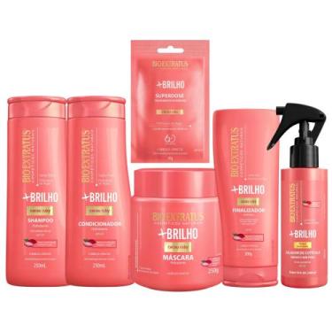 Imagem de Kit Bio Extratus +Brilho Hidrata Alinha Completo 6 Produtos