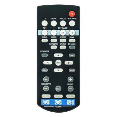 Imagem de Controle remoto de substituição FSR86 ZP80780 adequado para Yamaha MusicCast Sound Bar SRT-1500 YSP-1600 SRT1500 YSP1600