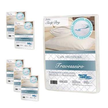 Imagem de Kit 6 Fronha Protetora Impermeável de Travesseiro Confortável Sleep Dr