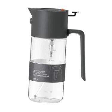 Imagem de IEUDNS Pulverizador de óleo Dispensador de spray de azeite de azeite portátil molho de soja portátil à prova de vazamento para assar salada de churrasco, Cinza Escuro