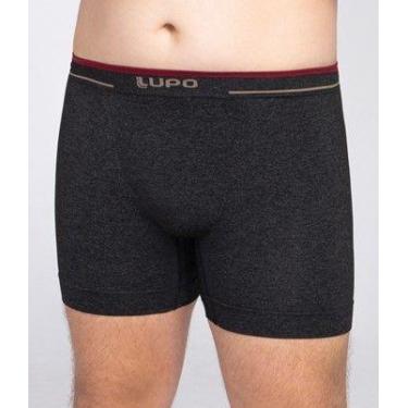 Imagem de Cueca Adulto Boxer Sem Costura Plus Cós Uni Faixa Lupo 17800, Ml, XG