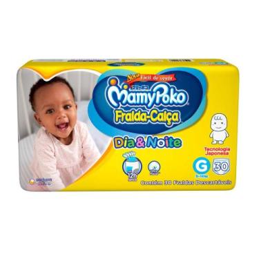 Imagem de Fralda Calça Mamypoko Dia e Noite Amarelo 01 pacotes G  09-14kg 30 uni