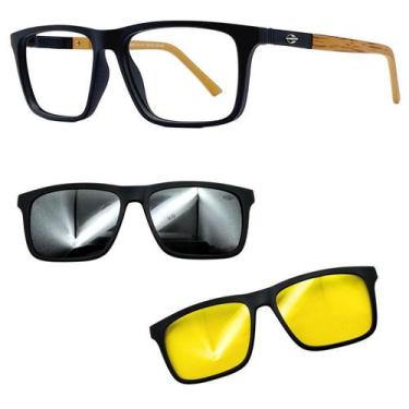 Imagem de Oculos Mormaii 6112 Swap 4 AFL Com 2 Clipons Prata e Nortuno, Afl