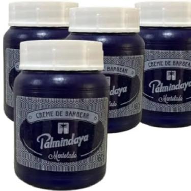 Imagem de Kit 4 Unidades Creme De Barbear Palmindaya 60g