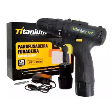 Imagem de Parafusadeira e Furadeira T12 Special Edition 1,2Ah 12V Bivolt Titanium
