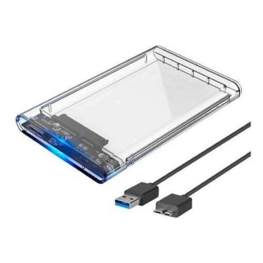 Imagem de Case Slim Hd Ssd Adaptador Usb 3.0 Sata3 Externo 6gbps - Infokit