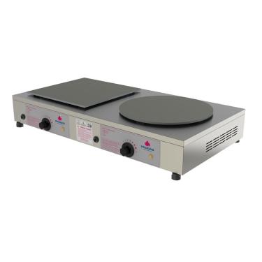 Imagem de Chapa Elétrica Dupla Para Crepes Francês Prkf-202 E Progás