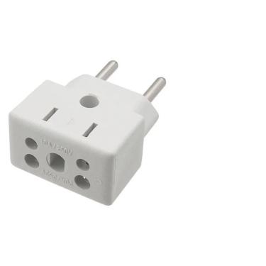 Imagem de Adaptador De Tomada Universal 10A 20A 110V 220V