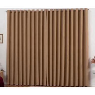 Imagem de Cortina Blackout Blecaute 4 Metros Por 2,80 De Altura Avelã
