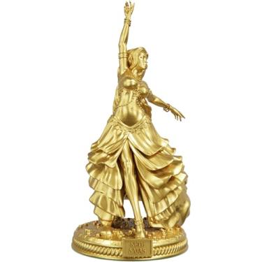 Imagem de Estátua Pombagira Sete Saias Imagem Umbanda Candomblé (Cor Ouro)