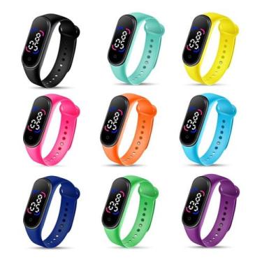 Imagem de Kit 10 Relógio Digital Led Sport Revenda M3/m4 Atacado Sport - Hpipas 