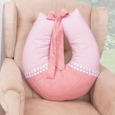 Imagem de Almofada Para Amamentação Luxo Bebe Menina - Miguel Baby, Mariana