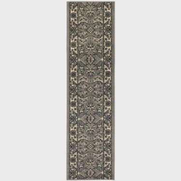 Imagem de Passadeira Trilho 2,40M Oriental Ziegler Cinza 66X240Cm - Tapete Magia