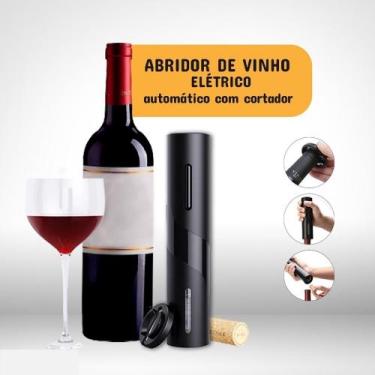 Imagem de Saca Rolhas Abridor De Vinho Garrafa Automático Elétrico - Nibus