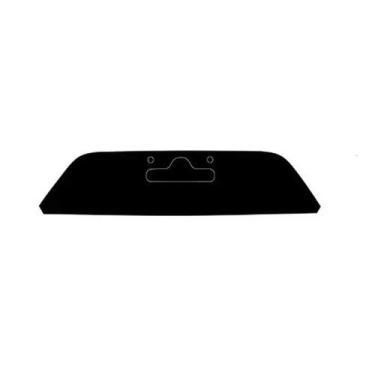 Imagem de Adesivo Fundo de Placa Vw Gol G6 13 14 15 16 - Preto Fosco - Jhow Ades