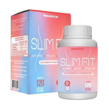 Imagem de Slim Fit Suplemento Alimentar Fitness Natunectar 500mg - 120 capsulas-Unissex