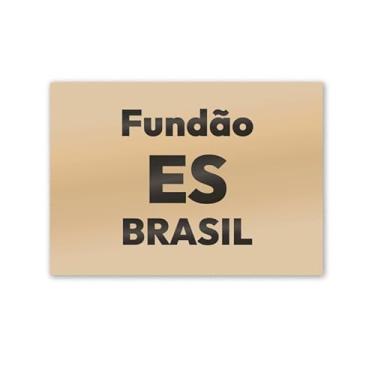 Imagem de Imã de Geladeira Fundão Espírito Santo MDF 8cmx5cm Evento