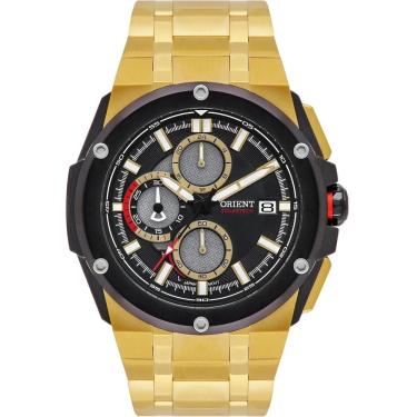 Imagem de Relógio Orient Masculino Solartech Dourado Luxo Mgssc056 P1kx