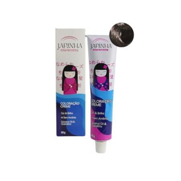 Imagem de Tinta de Cabelo sem Amônia 4.7 Castanho Medio Marrom - Japinha Color