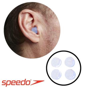Imagem de Protetor de Ouvido Speedo Soft Ear Plug Silicone Macio, Azul