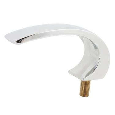 Imagem de Asixxsix Montagem de Parede de Bico Em Cascata da Banheira, G1/2 Macho de Linha do Banheiro da Torneira de Aço Inoxidável Com Piscina de Alta Cachoeira de Fluxos Altos