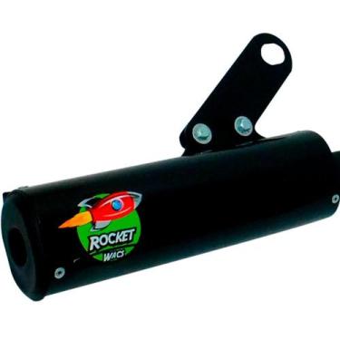 Imagem de Escapamento Ponteira Wacs Rocket Honda XR 200, Preto