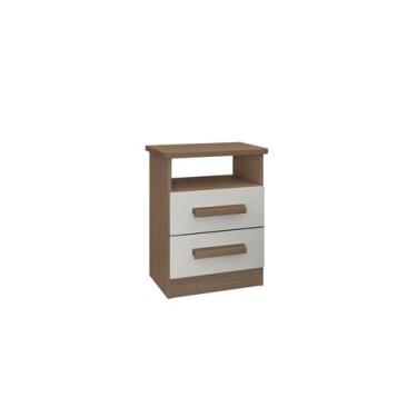 Imagem de Mesa de Cabeceira Firenze 2 Gavetas com Nicho - D Doro - D' Doro, Cast