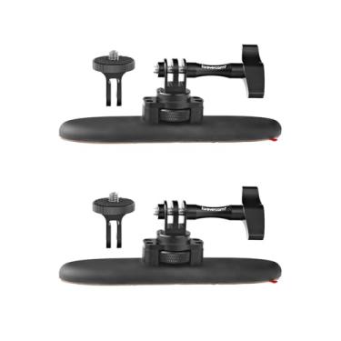 Imagem de Forevercam Suporte adesivo flexível para câmera de ação DJI Akaso Insta360 X4 X3 X2 RS para GoPro Hero 13/12/11/10/9/8 DJI Akaso suporte de capacete, pacote com 2