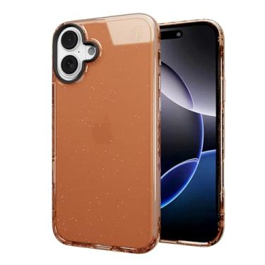 Imagem de cellhelmet Capa Altitude X projetada para iPhone 16 Plus em Peach Fuzz Sparkle | Certificado de teste de queda de 3 metros | Durável à prova de choque e queda | Como visto no Shark Tank