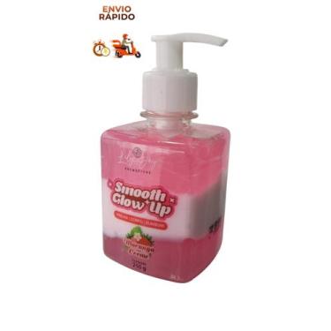 Imagem de Creme HIdratante SMOOTH GLOW UP Morango com Creme 250g - PUPLYNE